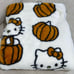 Hello Kitty Halloween Blanket Pumpkin