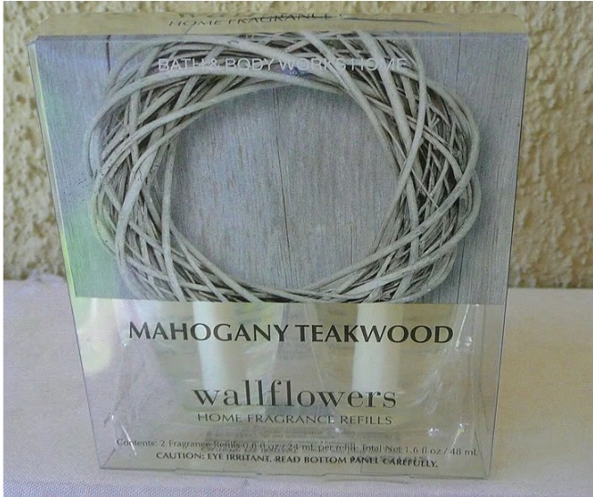 Bath & Body Works Mahogany Teakwood Wallflowers 2pk Refills ~5pks/10 Bulbs ~New!