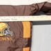 Vintage Pro Player Cleveland Browns Hooded Puffer Jacket Mens Medium