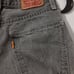 Levi’s Denim Jean Shorts Women’s W26” Light Blue Zip Fly Orange Tab