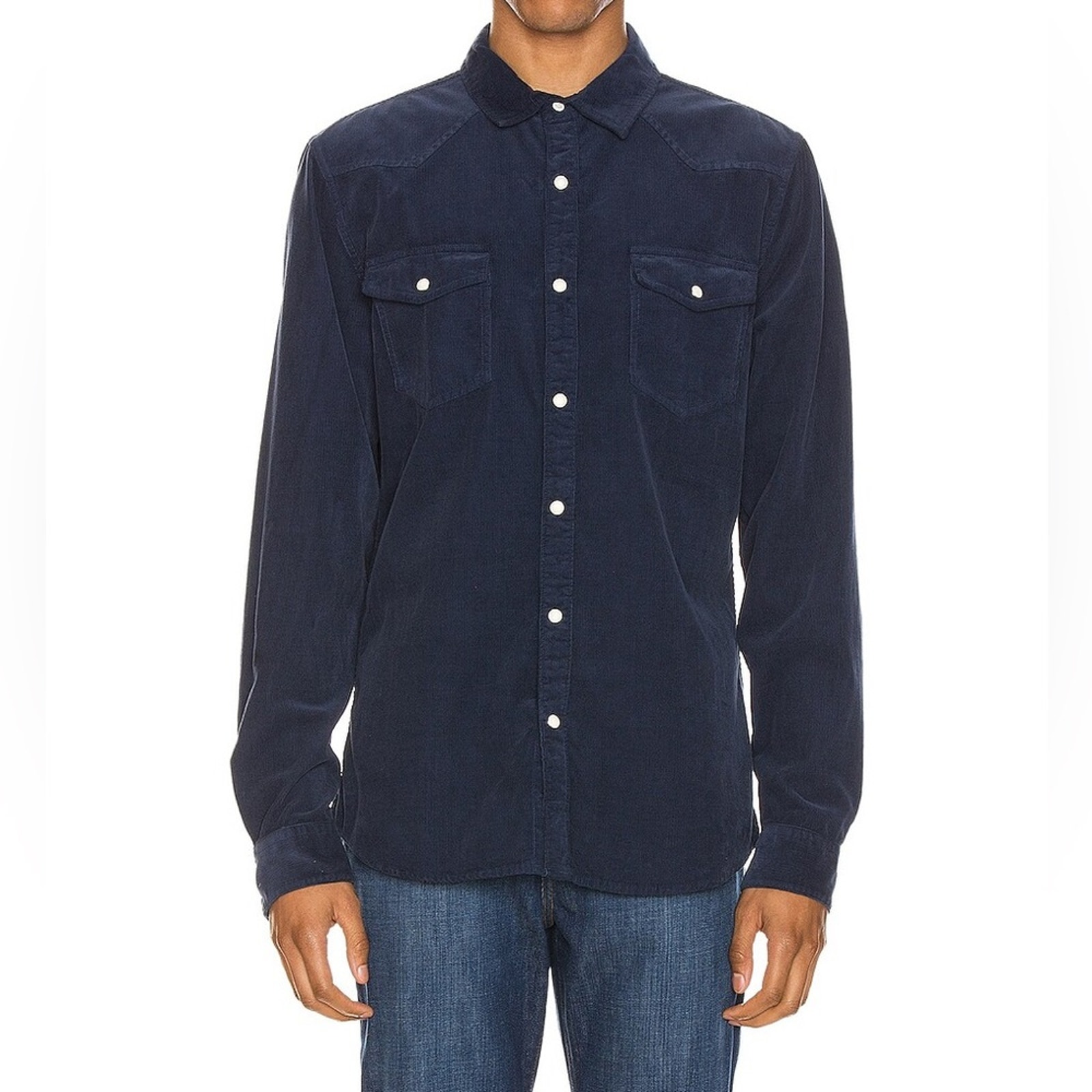 FRAME Long Sleeve Corduroy Shirt sz S