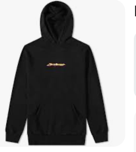 Palm Angels Arrows Logo Hoody Black size small
