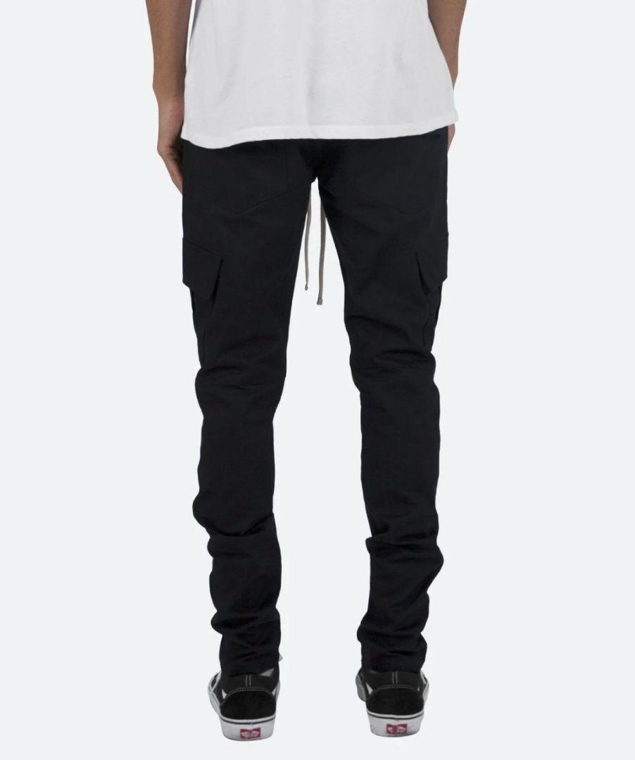 mnml ZIP CARGO DRAWCORD PANTS / BLACK Cargo