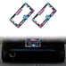 New Universal 1PCS Anime Hatsune Miku ABS Plastic Black License Plate Frame