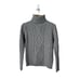 Aran Mor womens size xs gray turtleneck cable knit sweater new ireland