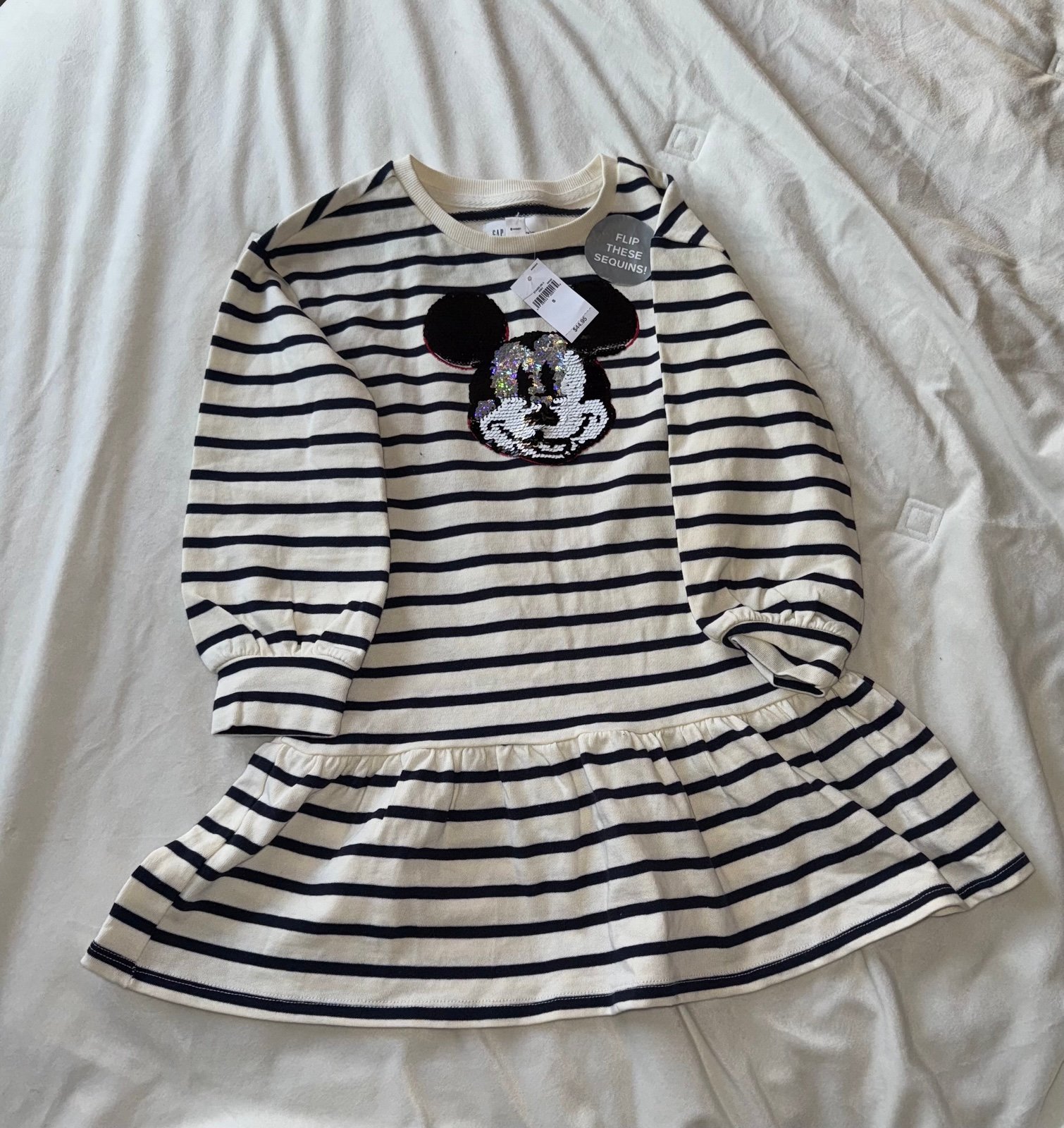 Minnie Mouse stripe dress size small