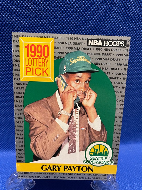 Gary Payton 1990 NBA Hoops Rookie Basketball Card 391