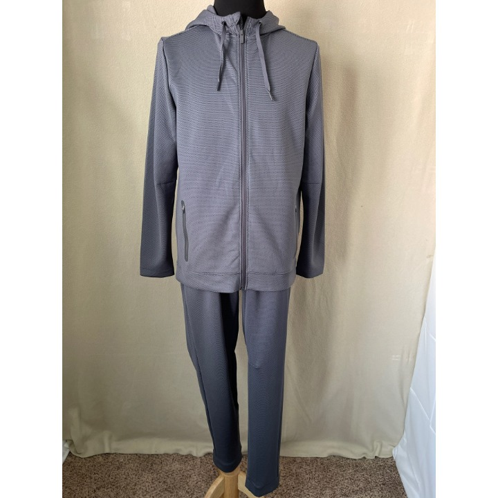 All In Motion Mens Performance Workout/Athletic Hooded Full Zip Set