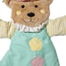 Vintage Soft Wall Hanging | HANDMADE TEDDY BEAR & UMBRELLA
