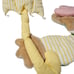 Vintage Soft Wall Hanging | HANDMADE TEDDY BEAR & UMBRELLA