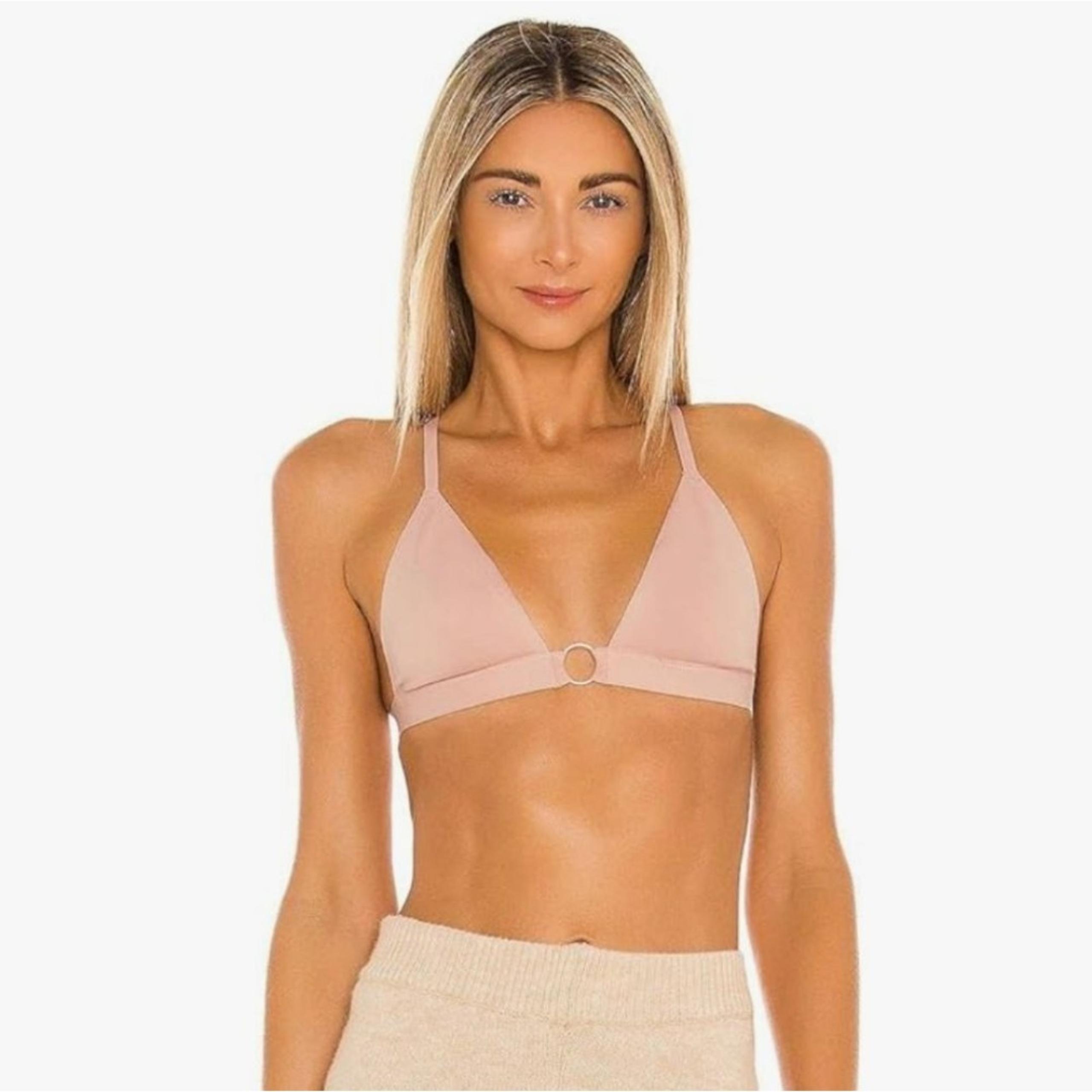 Free People Oh Scuba Antique Shell Triangle Convertible Bra XS NWT