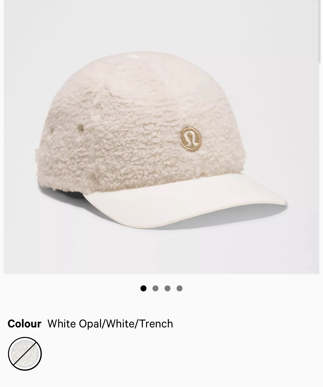 Brand New Lululemon Fleece Ball Cap