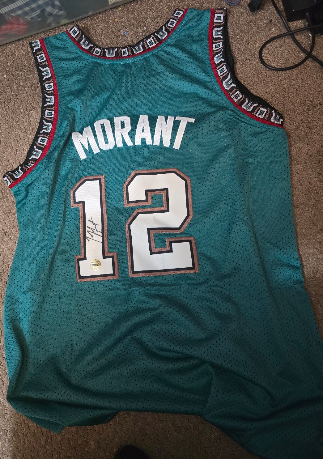 Ja Morant Autographed Jersey with COA