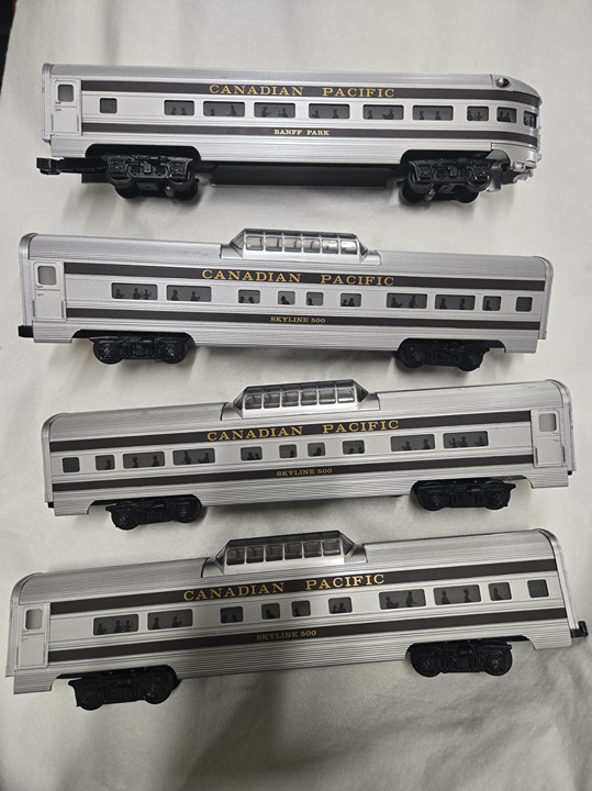 Canadian Pacific Streamline Passenger 4-Pack Set by Willaims 43086 O-Gauge