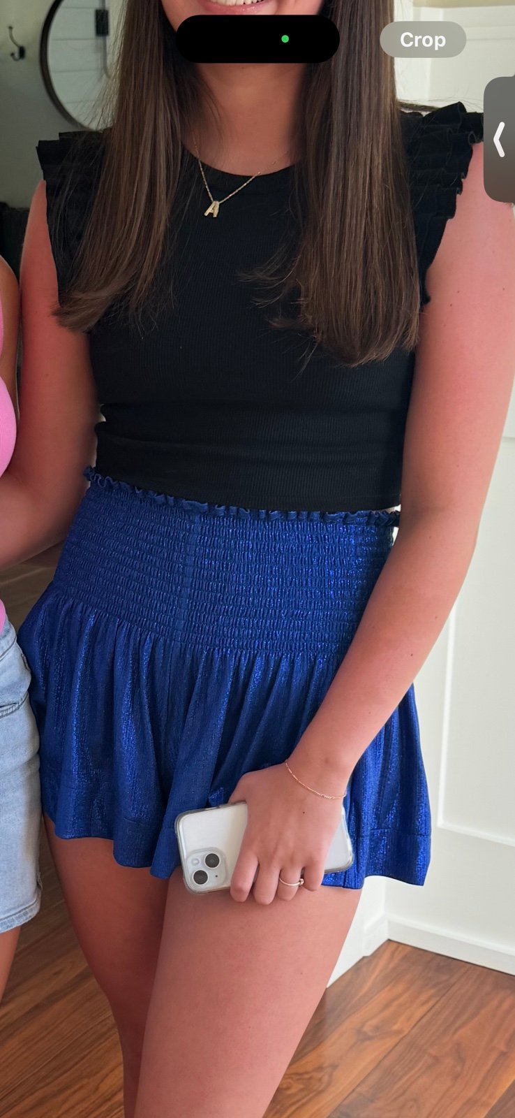 Queen of Sparkles Blue Shorts