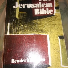 The Jerusalem bible softback book used oop religion