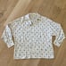 Revolve - Tell Your Friends Dolman Silk Shirt in Plaisantin Cream & Black