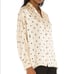 Revolve - Tell Your Friends Dolman Silk Shirt in Plaisantin Cream & Black