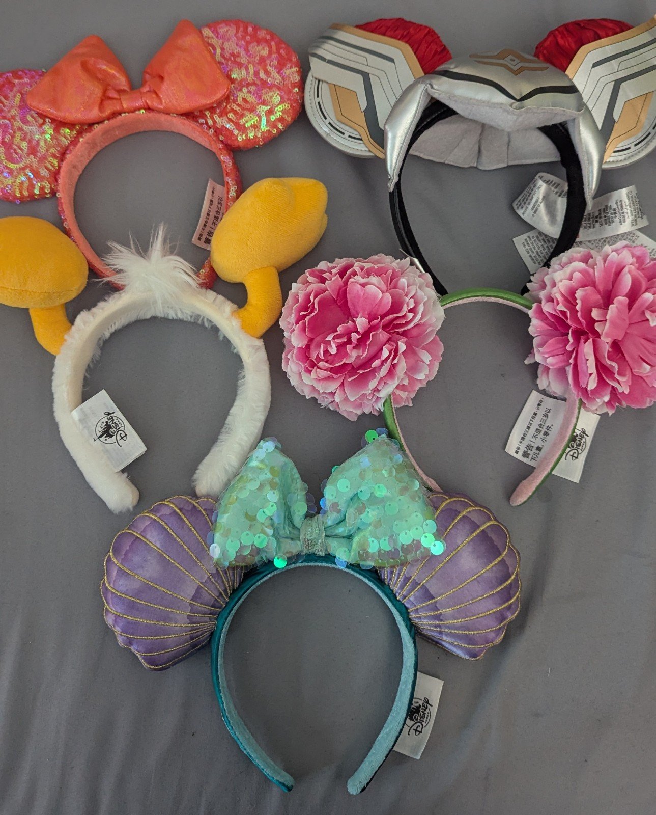 7 Pairs of Disney Ears Lot