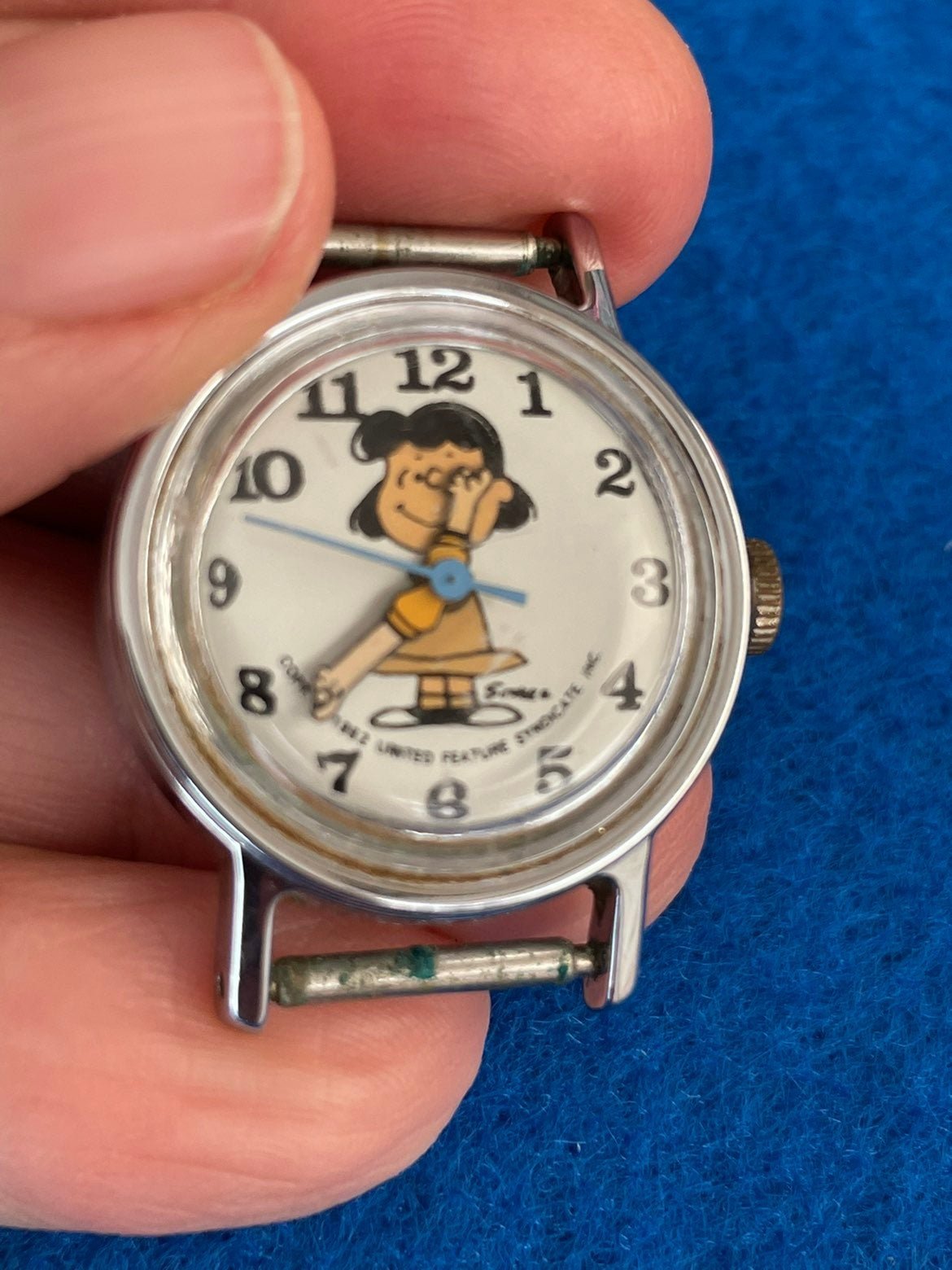 Vintage 1952 Working Peanuts Lucy Watch