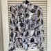 BURBERRY Silk Long Sleeve Button Down Blouse US 2