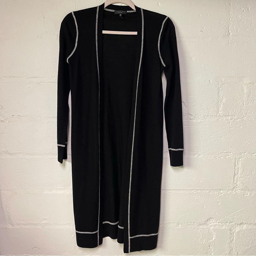 Rag & Bone100% Extra Fine Wool DusterBlackX-Small