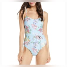Chelsea28 Easy Retro Tie One-Piece Swimsuit