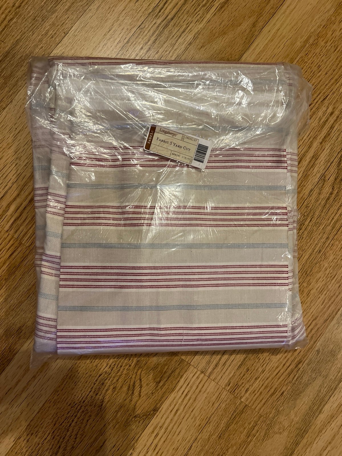 5 yards Longaberger awning stripe