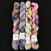 LoLo Did It Yarn Everyday Sock Set 4 Mini Skeins Hand-Dyed Multiple Colorways