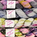 LoLo Did It Yarn Everyday Sock Set 4 Mini Skeins Hand-Dyed Multiple Colorways