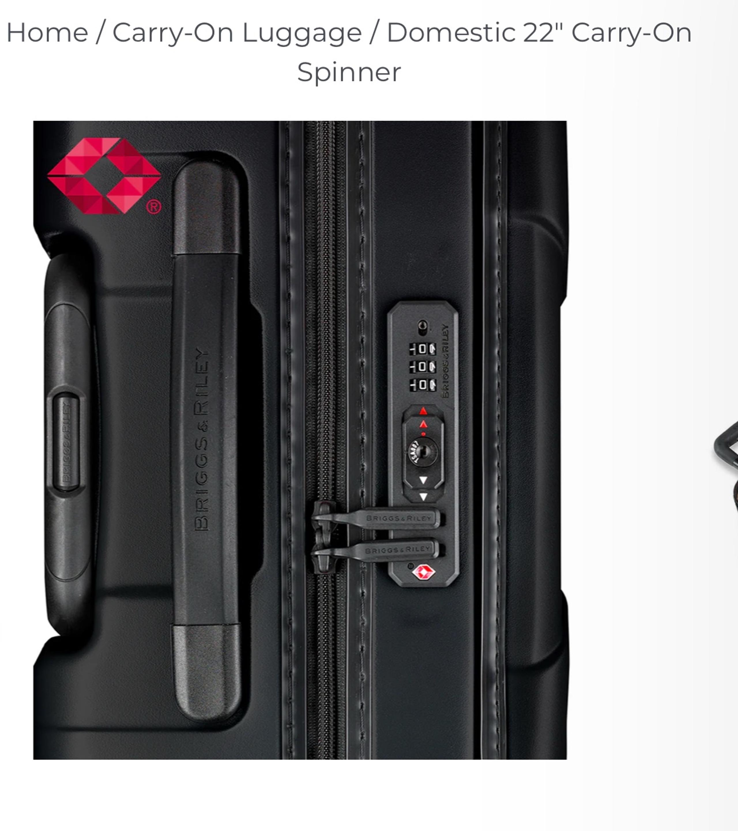 Briggs & Riley Torque Domestic Carry-On Domestic 22" Spinner