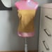 Genuine suede camisole,