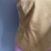 Genuine suede camisole,