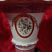 Pink Porcelain & Bronze Cornucopia Horn W/ Gilt Head