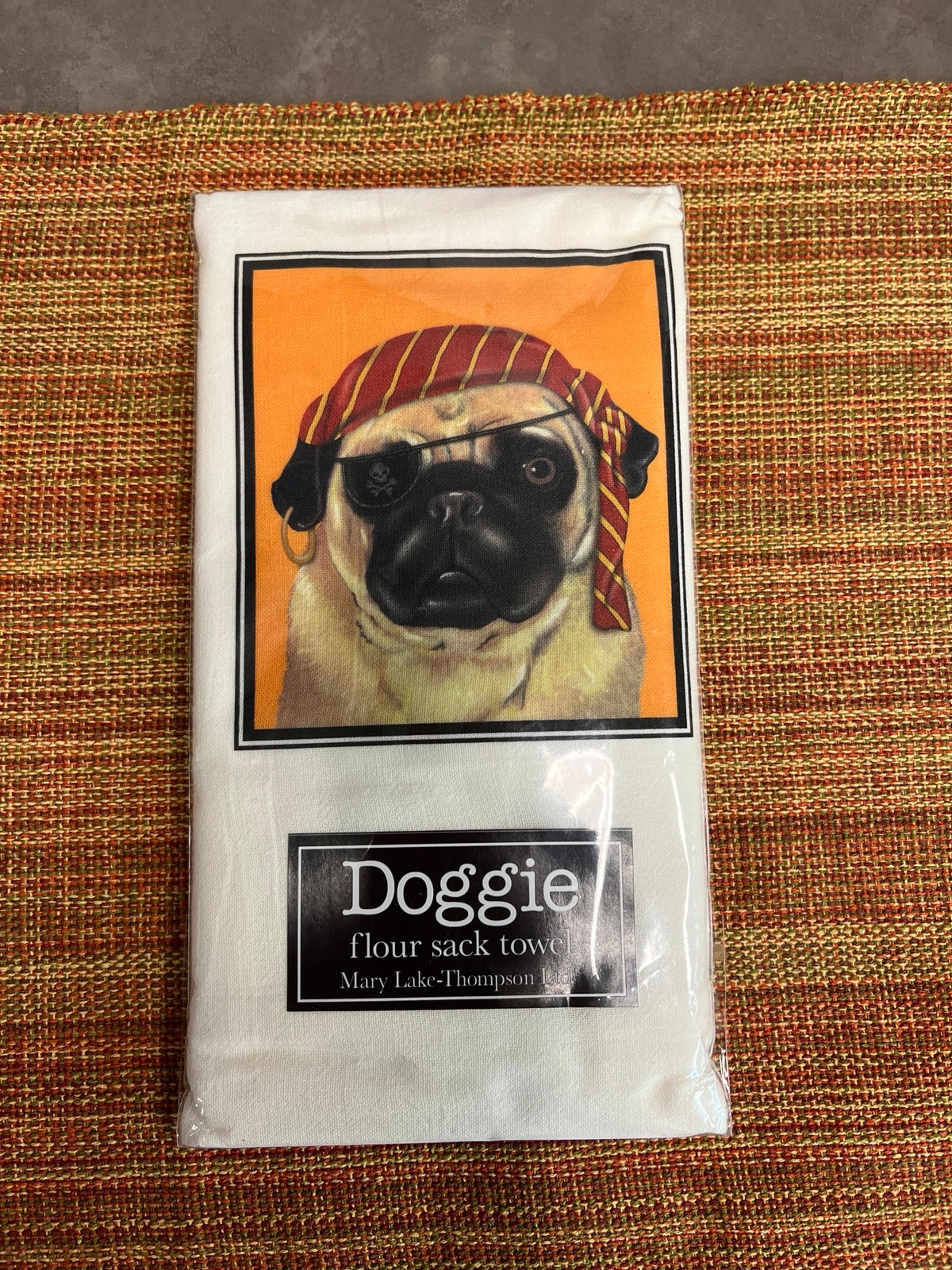 Pig Halloween Flour Sack Towel by Mary Lake Thompson