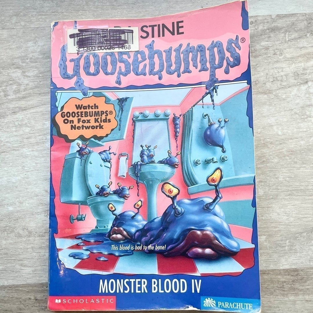 Rare VINTAGE 90s GOOSEBUMPS #62 Paperback Book Monster Blood 4 by RL STINE
