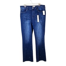 Nicole Miller High Rise Bootcut Jeans Size 14 NWT