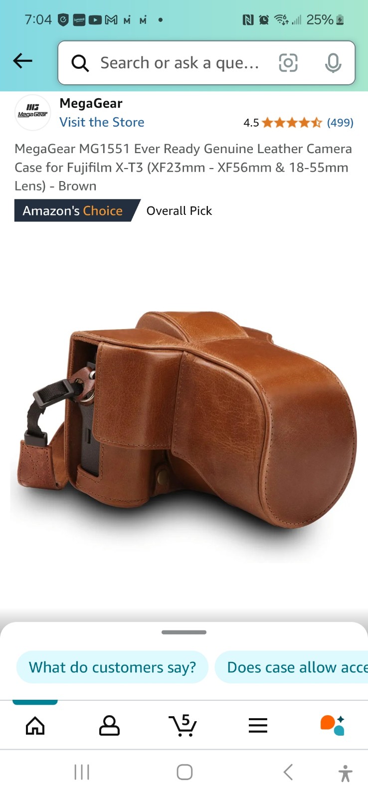 Leather Camera cover