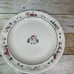 Pfaltzgraff SNOW VILLAGE Snowman Farm Green Ring Stoneware Dinner Plates Set 4