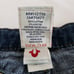 Rare Y2K Vintage True Religion Joey Rainbow Stitch Denim Shorts SZ 26