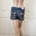 Rare Y2K Vintage True Religion Joey Rainbow Stitch Denim Shorts SZ 26