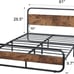 Brand New |Queen Size Bed Frame, Metal Queen Bed Frame with Led Headboard
