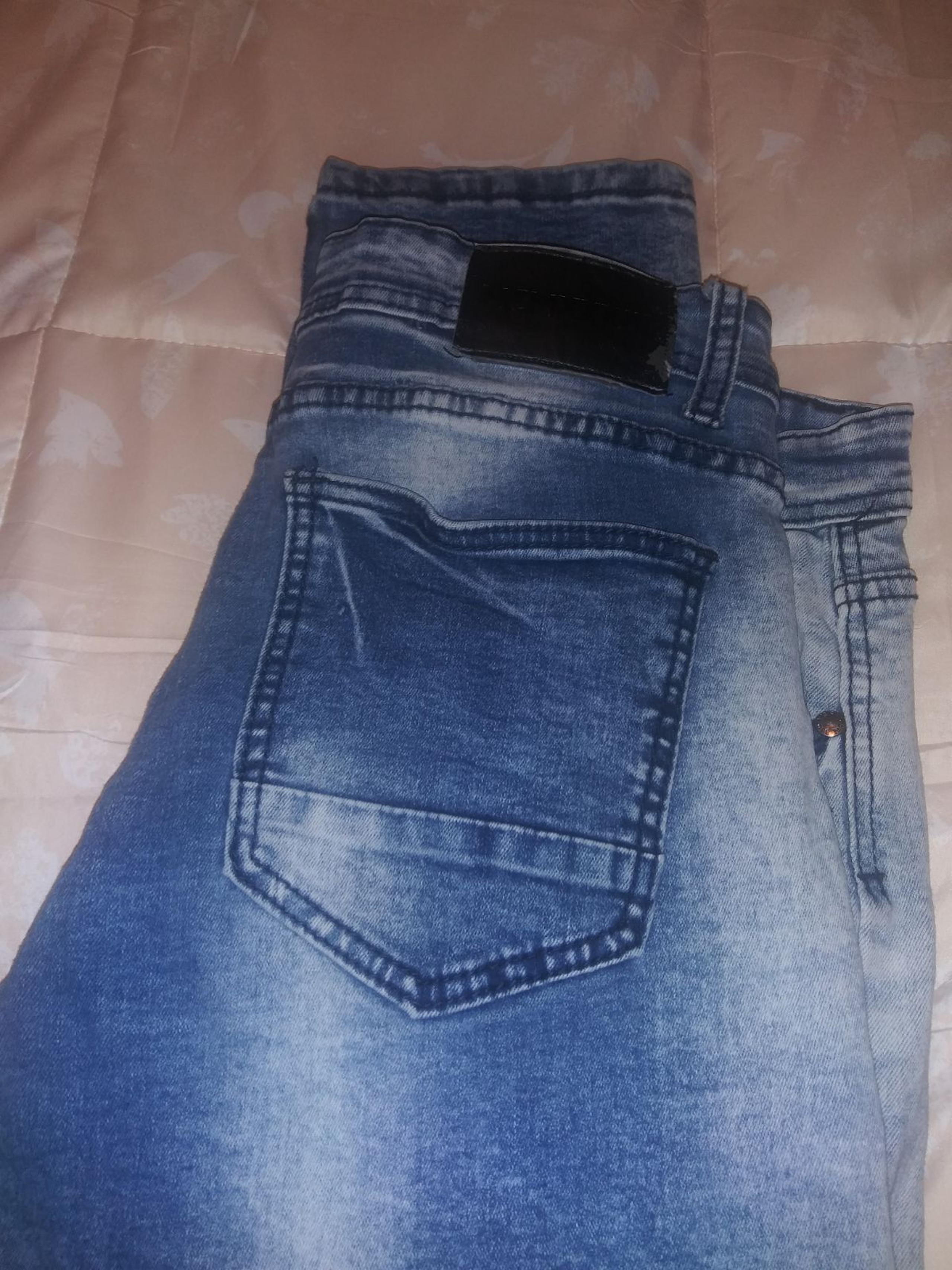 Men's Moto Jeans.