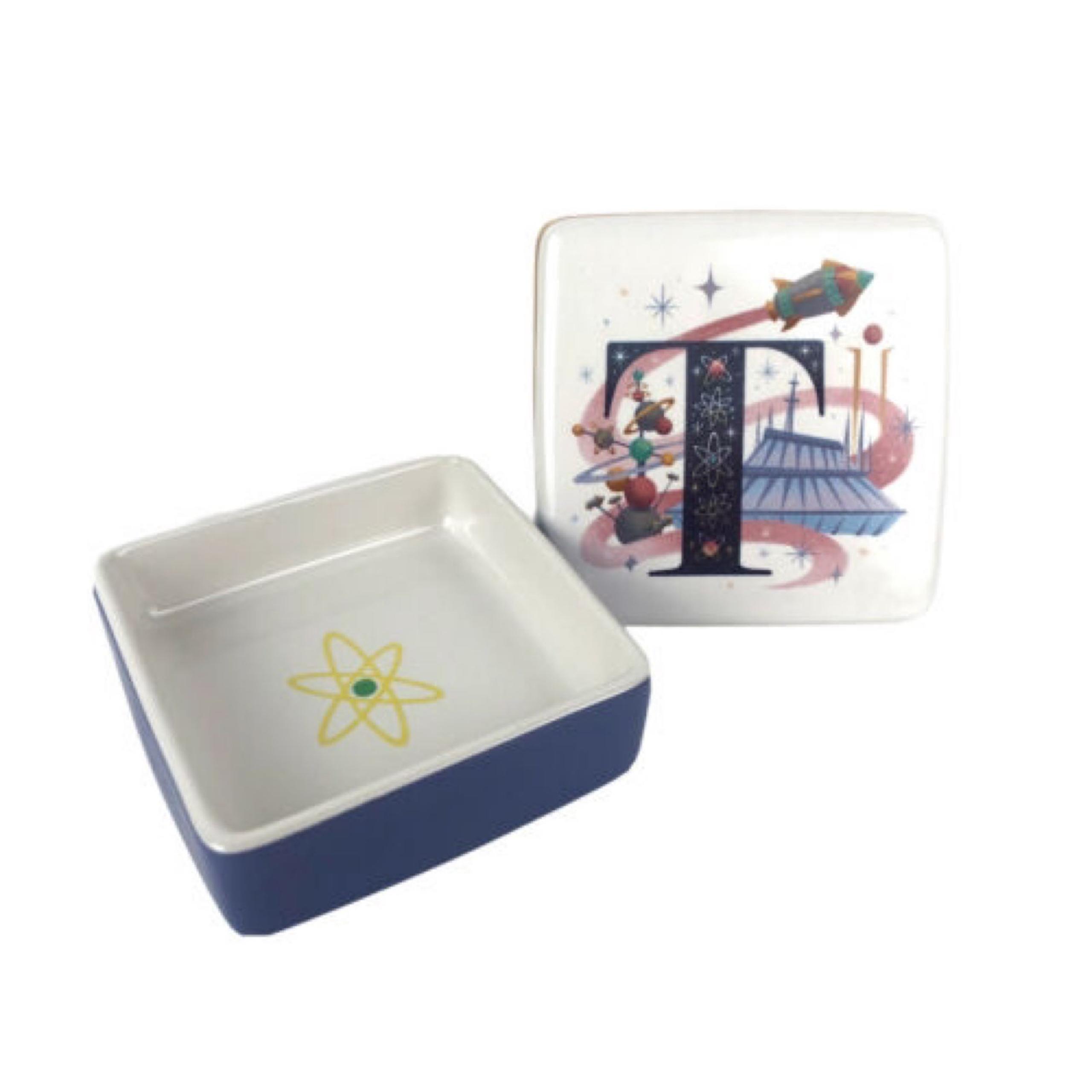 Disneyland Tomorrowland ABC T Trinket Box New