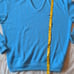 Izod Vintage Union Tag Made In The USA Blue V Neck Sweater Size XL