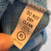 Izod Vintage Union Tag Made In The USA Blue V Neck Sweater Size XL