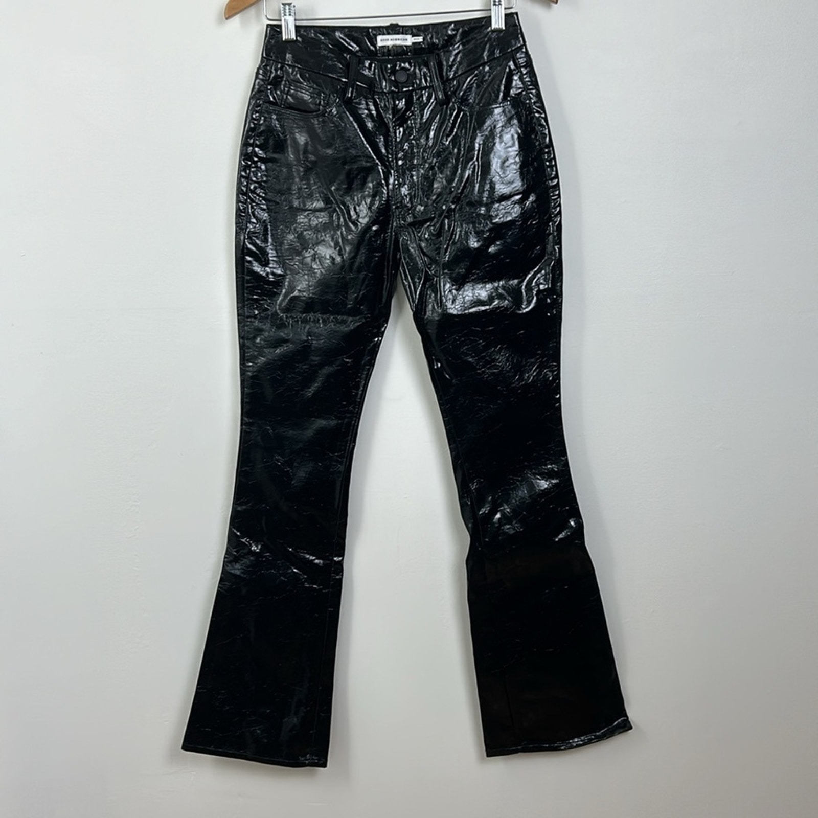 Good American Good ‘90s Texturized Vinyl Pants