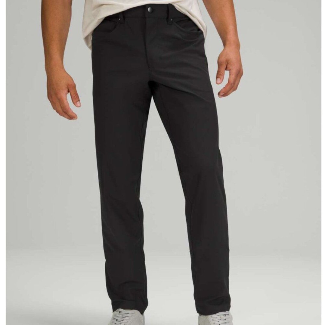 Men Lululemon ABC Pant Classic 32 Straight Leg *Warpstreme Black Size 31