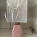 Luster Pink/White Bow Ceramic Table Lamp