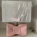 Luster Pink/White Bow Ceramic Table Lamp